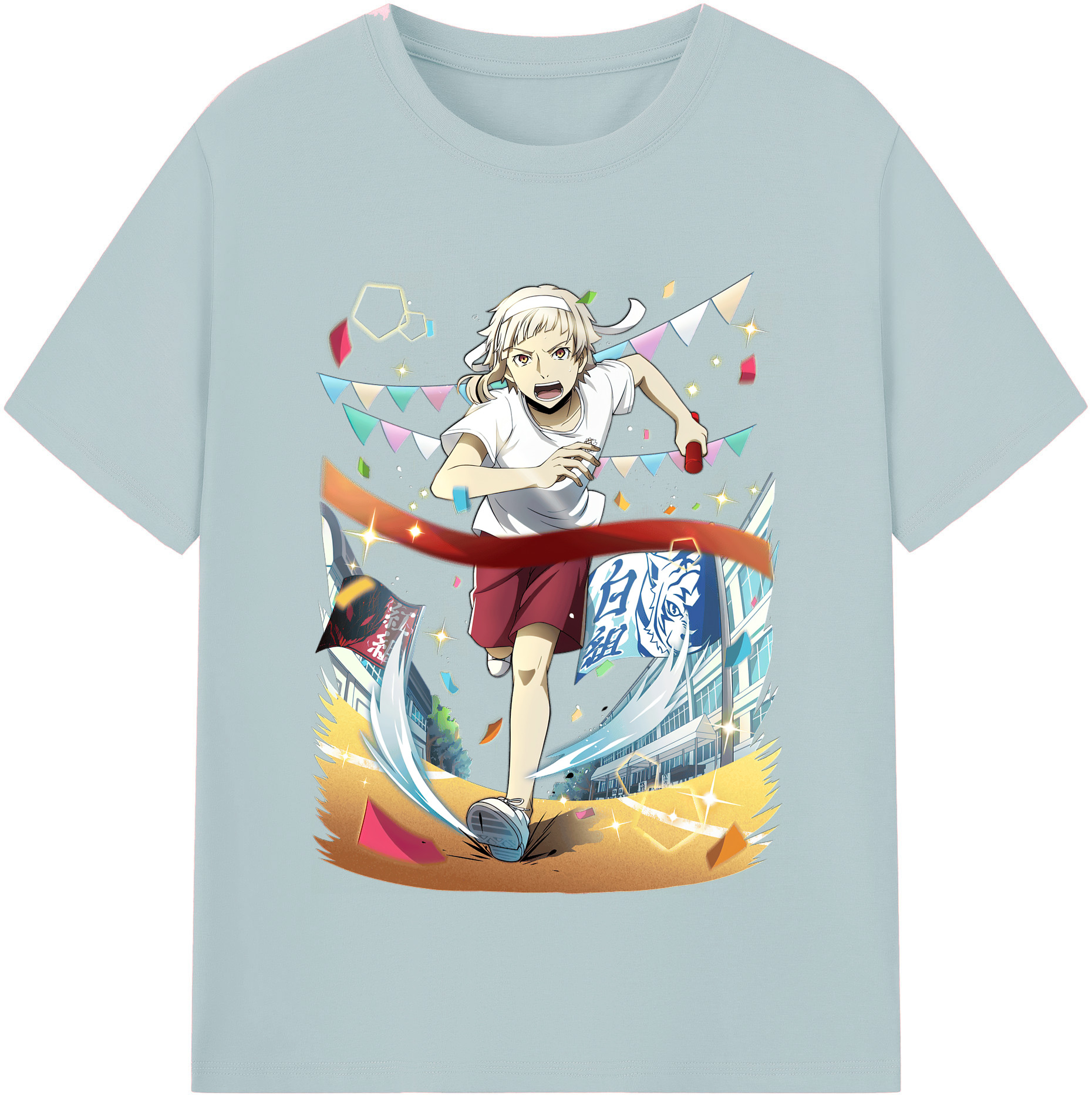 （画像用） 文豪ストレイドッグス Bungo Stray Dogs 綿100％半袖Tシャツ（フロントプリント）